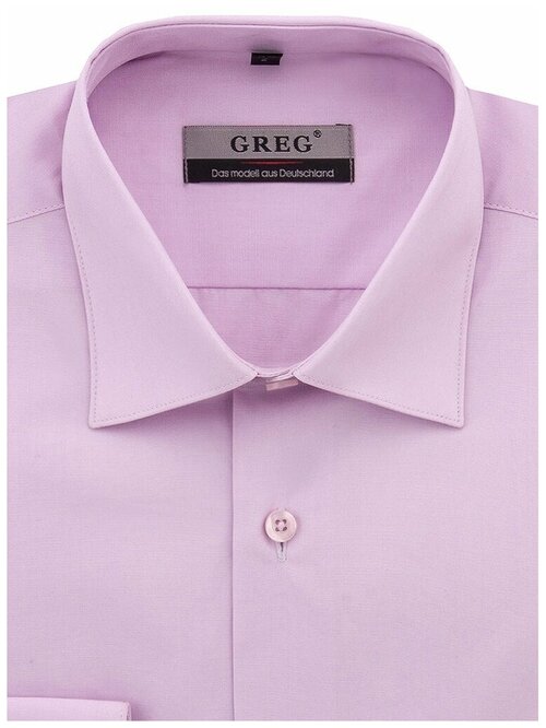 Рубашка GREG, размер 174-184/39, фиолетовый