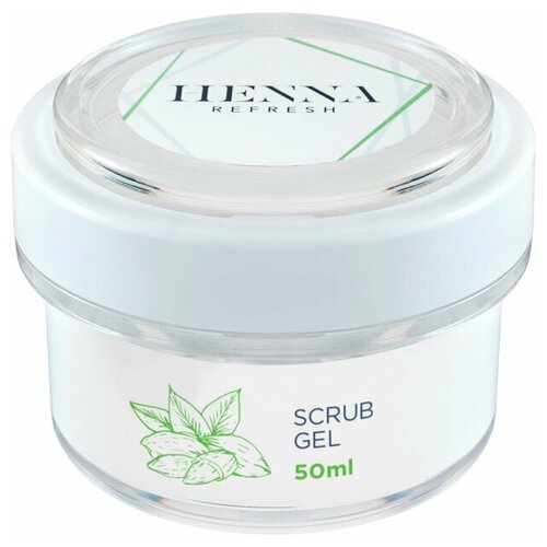 Скраб-гель Henna Refresh с миндальной крошкой и маслом авокадо, 50 мл