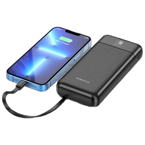 Внешний аккумулятор COMPACT 10000 / power bank 10000mAh / повер банк/ зарядное устройство/black