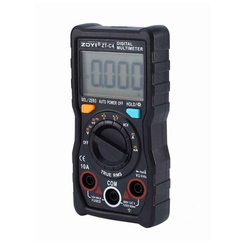 zt 980 digital multimeter tester true rms 6000 counts high precision display ncv measures voltage current resistance capacitance Портативный цифровой мультиметр ZT-C4