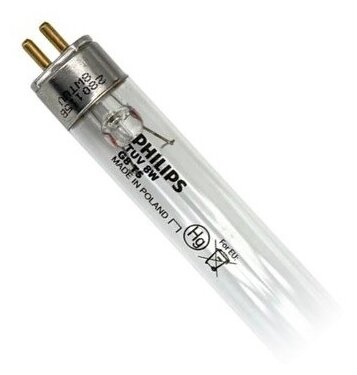 фото Бактерицидная лампа Philips TUV 8W FAM/10X25BOX для камер Микроцид 1,2, СПДС-3-К, облучателя-рециркулятора ОБНР-2x8-01 Кама, оборудования ATESY