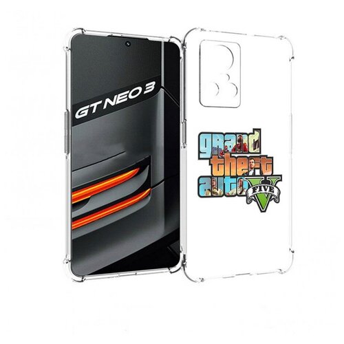 Чехол задняя-панель-накладка-бампер MyPads ГТА для OPPO Realme GT Neo3 противоударный