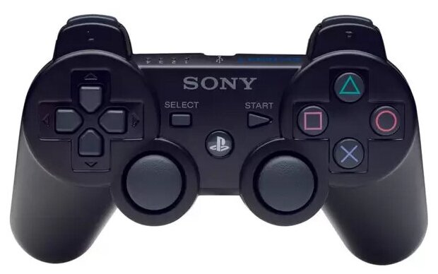 Беспроводной джойстик геймпад MyPads DualShock 3 Wireless Controller для игровой приставки Playstation 3 черный