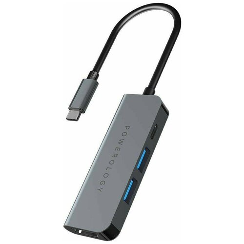 Хаб Powerology 4in1 USB-C Hub with HDMI USB 30 299000₽