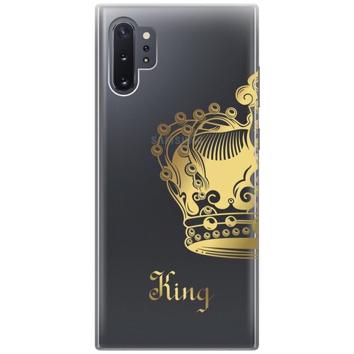 Силиконовый чехол с принтом True King для Samsung Galaxy Note 10+ / Самсунг Ноут 10+ силиконовый чехол с принтом true king для samsung galaxy note 10 самсунг ноут 10