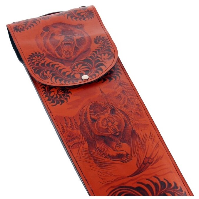 Подарочный набор шампуров (6 штук) в колчане "Медведь" арт. ЧМ6ОМ-650Л - фотография № 3