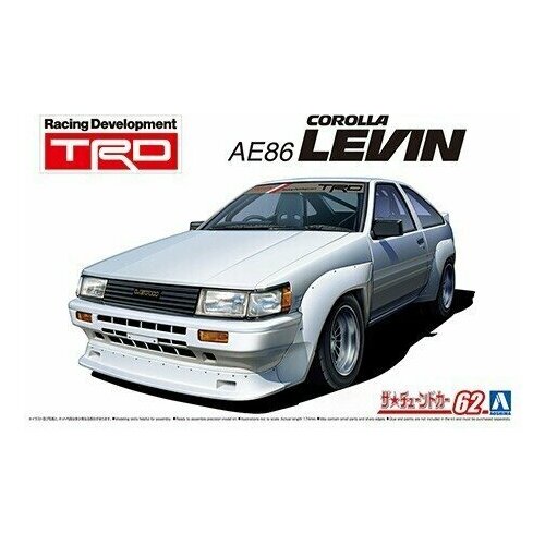 Aoshima Toyota Corolla Levin TRD AE86 '83, 1/24 Сборная модель