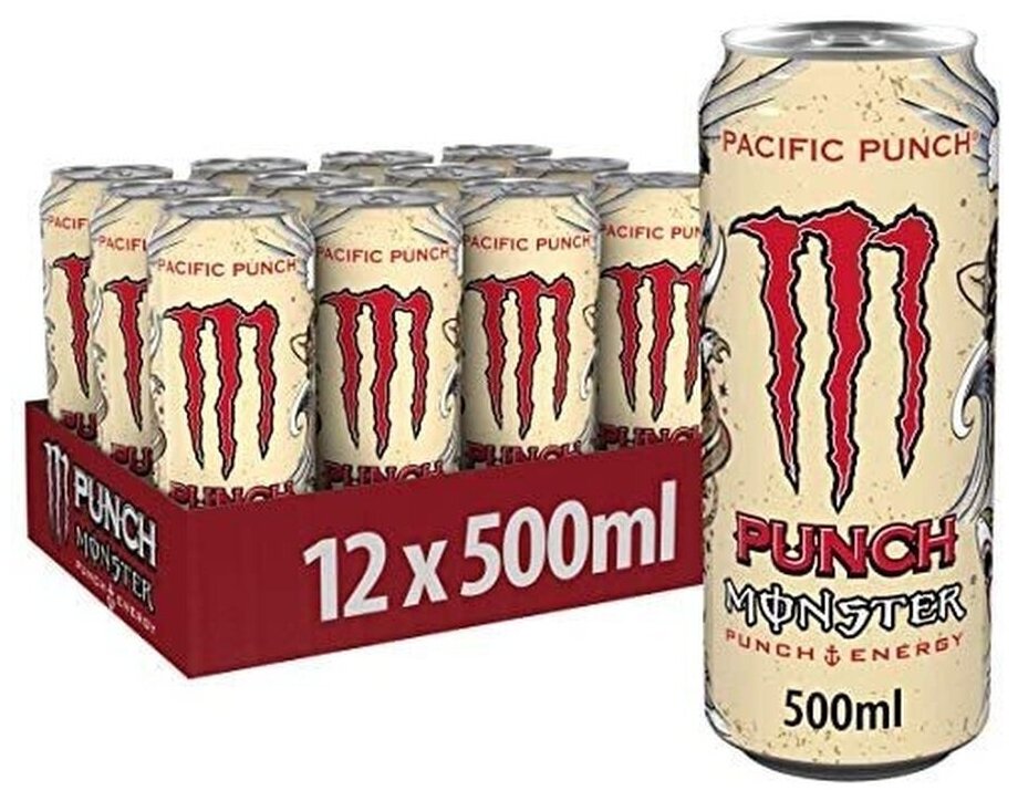 Энергетический напиток Monster Pacific Punch Пасифик Пунш 449 мл по 12 шт - фотография № 4