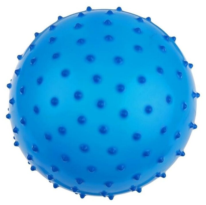 Мячик массажный, матовый пластизоль, d=20 см, 50 г, микс - фотография № 3