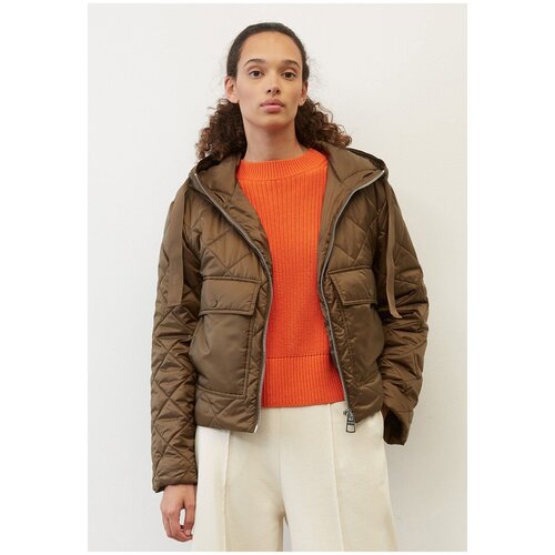 фото Куртка женская, marc o’polo, 208104570043, размер: 36: цвет: темно-коричневый (770) marc o'polo