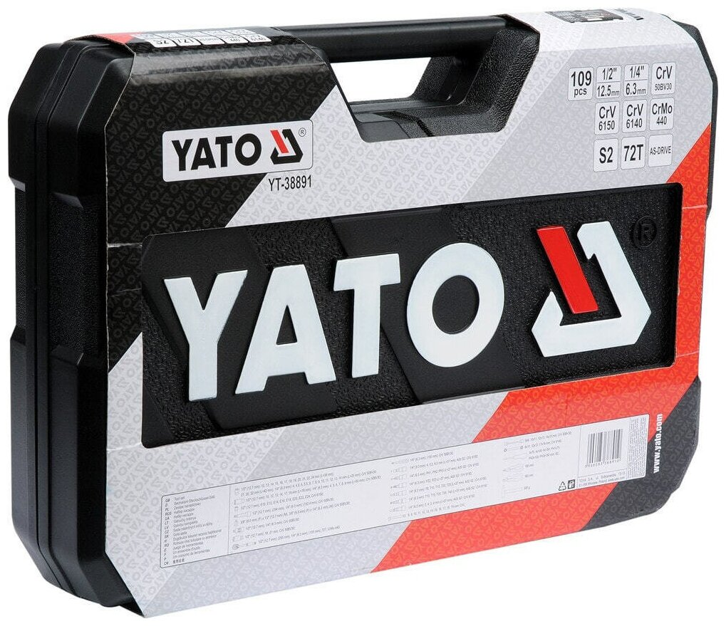Универсальный набор инструментов Yato - фото №6