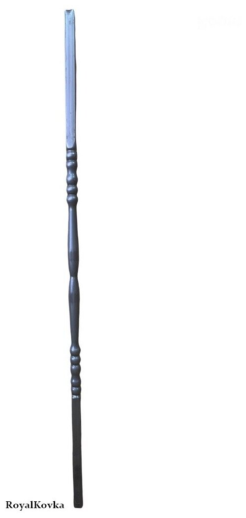 Балясина кованая металлическая Royal Kovka, диаметр 25 мм, квадратные окончания 19х19 мм, арт. 19*19.3 КВ - фотография № 1