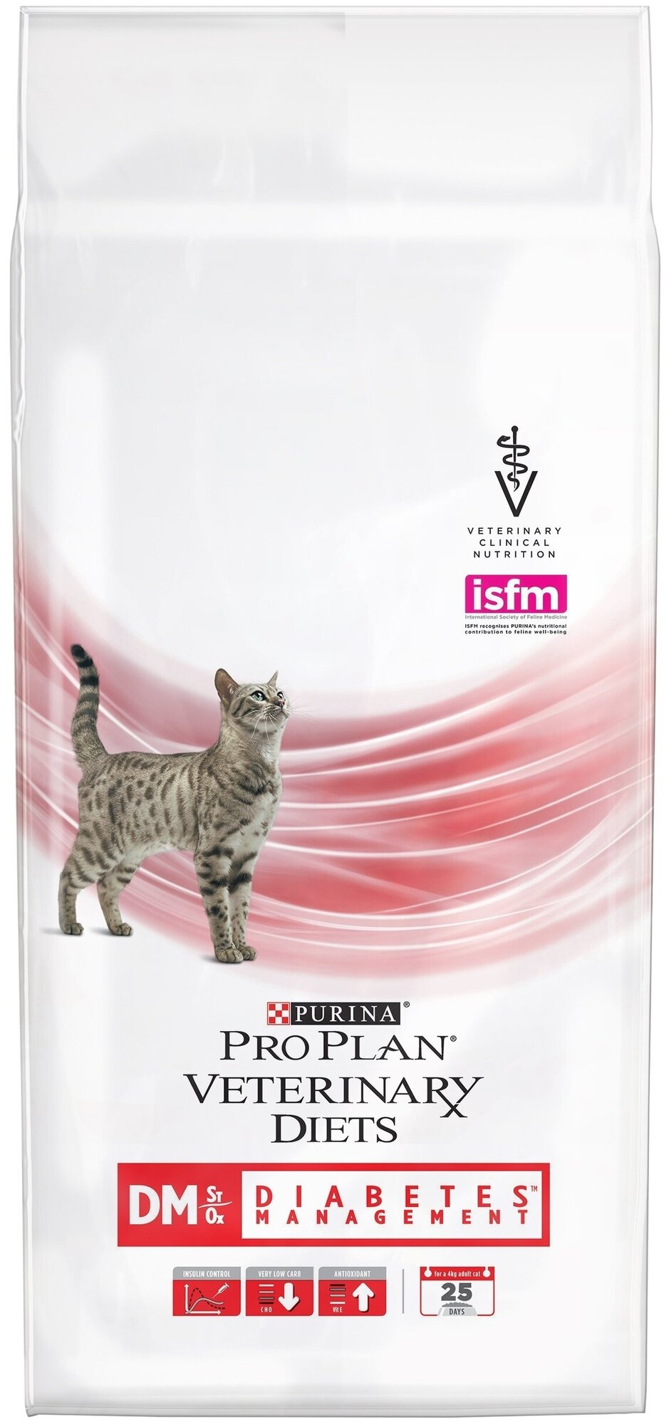 Сухой корм Pro Plan Veterinary diets DM корм для кошек при диабете, Пакет, 1,5 кг - фотография № 12