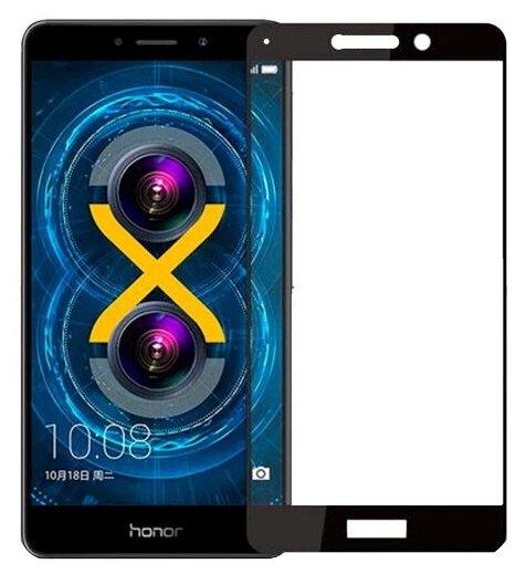 Защитное стекло для Huawei Honor 6X c полным покрытием, серия Стеклофф Base