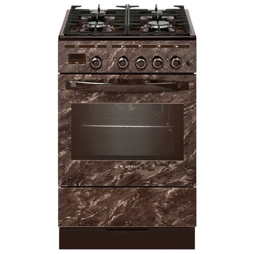 Газовая плита Gefest ПГ 5500-03 0054 коричневый мрамор 3112500₽