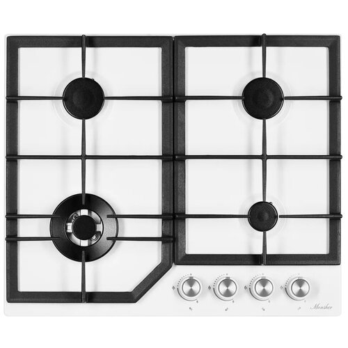 Варочная панель встраиваемая газовая Monsher MSG 60 Blanc 1959000₽