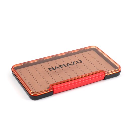 коробка ящик namazu n box34 для мормышек slim box тип а оранжевый Коробка для мормышек и мелких аксессуаров Namazu Slim Box 187*102*16