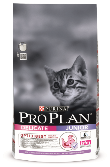 Сухой корм Purina Pro Plan для котят с чувствительным пищеварением, с индейкой и рисом 1,5кг - фотография № 9