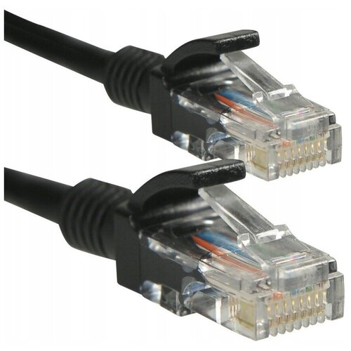 Сетевой кабель Geplink UTP cat.5e RJ45 1m Black GL3961 кабель audio 3 5mm 1m at1002 geplink