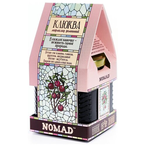 Натуральный мармелад NOMAD Клюква