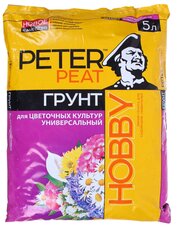 Грунт Hobby, для цветочных культур универсальный, 5 л, Peter Peat