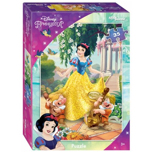 Пазл Белоснежка - 3, Disney, 35 деталей / Step Puzzle пазл белоснежка 3 disney 35 деталей step puzzle