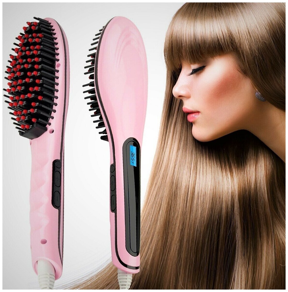 Расческа-выпрямитель Fast Hair Straightener/Расческа электрическая /Расческа-выпрямитель для волос - фотография № 2