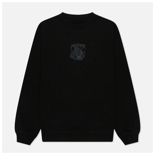 фото Мужская толстовка maharishi maha force embroidered crew neck чёрный , размер m