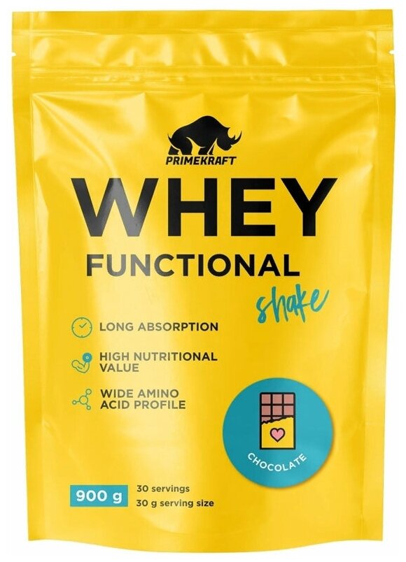 Prime Kraft Whey Functional Shake (900 гр "Шоколад"