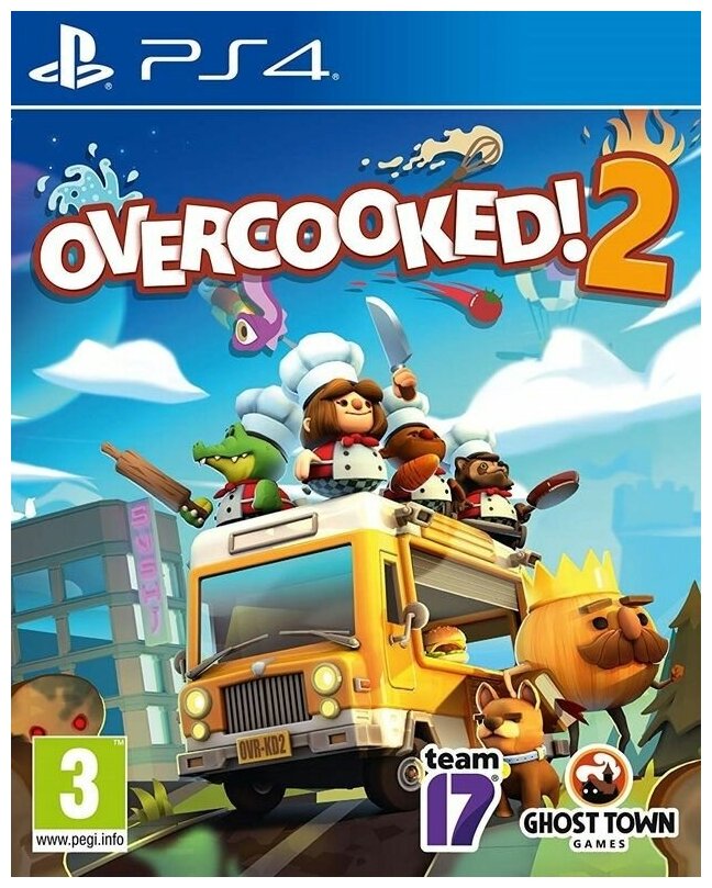 Overcooked 2 (II) (Адская кухня 2) (PS4) английский язык