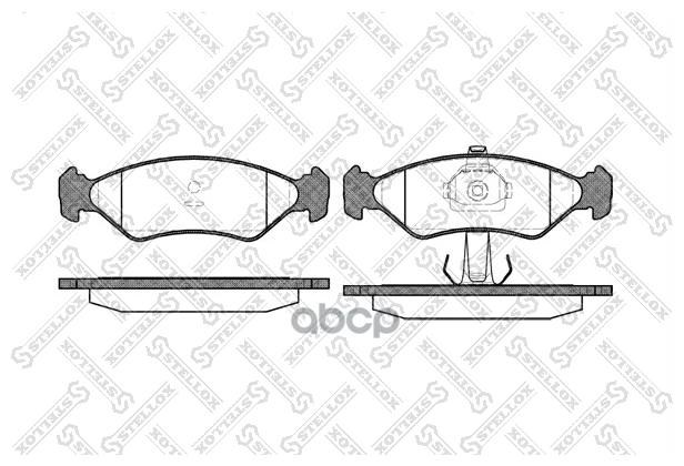 Колодки Тормозные Дисковые™stellox Stellox арт. 296020BSX