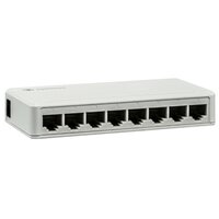 Коммутатор Optimus UG1-8 12V, 8 портов 1Гбит/с RJ-45, 12В, белый