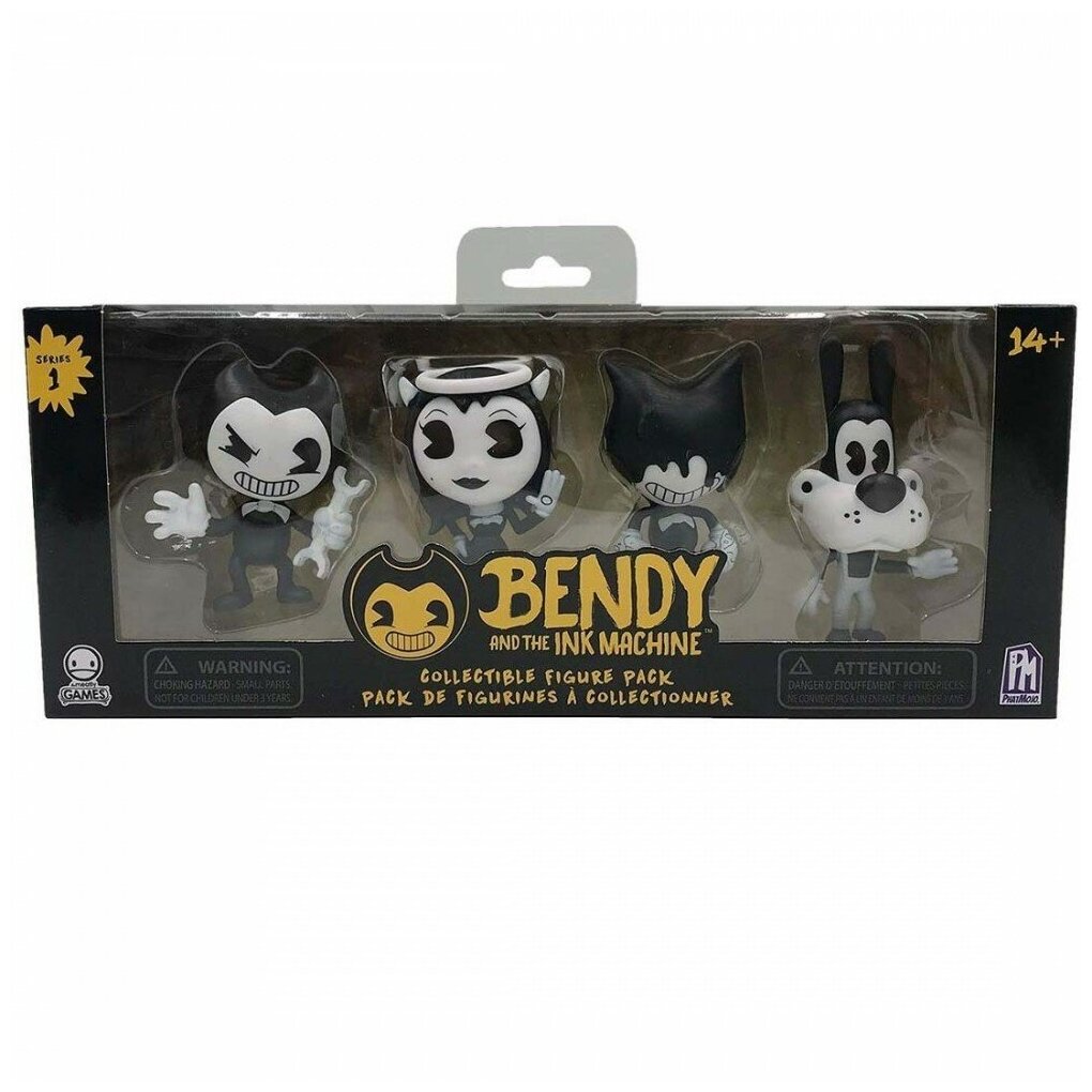 Комплект игрушек Бенди и чернильная машина (Bendy And The Ink Machine) серия 1 по 7 см