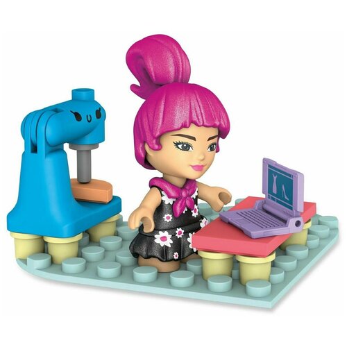 Кукла Mattel Mega Construx Barbie Профессии Дизайнер, GWR21_GWR23