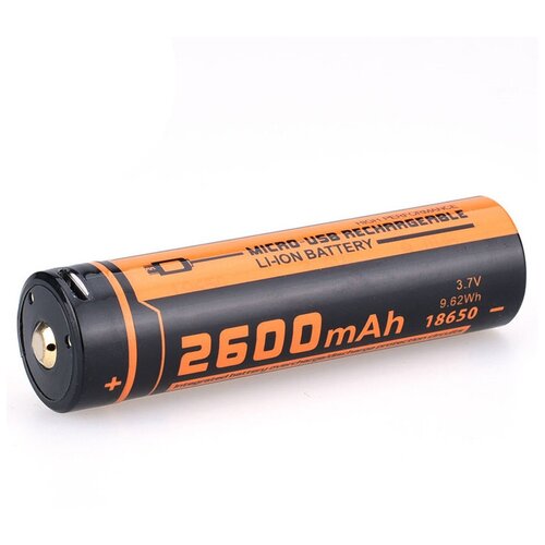 Аккумулятор 18650 FiTorch (2600 mAh) с зарядкой USB