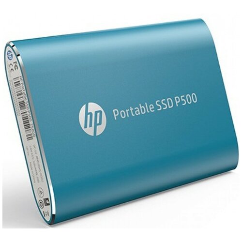 Портативный SSD HP P500 120Gb, USB 3.1 G2 Type-C, син, 7PD47AA#ABB