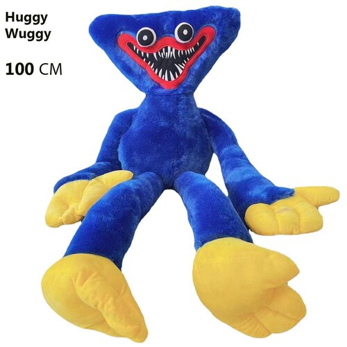 фото Хагги вагги синий 100см. / синий 100 см huggy wuggy мягкая игрушка toys