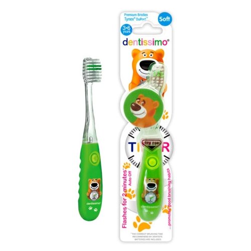 Купить Зубная щетка Dentissimo Kids с таймером (3-6 лет), Зубные щетки