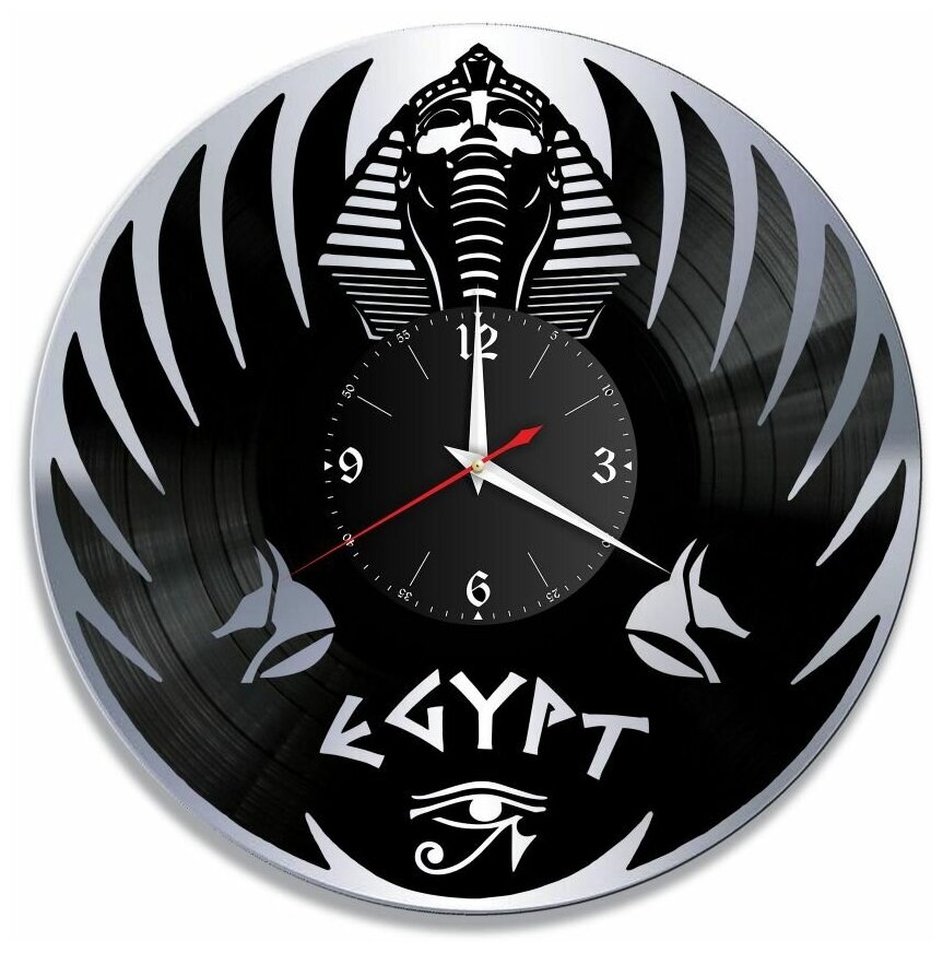 Часы из винила Redlaser "Египет, Egypt, Тутанхамон" VW-10473-2
