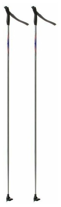 Лыжные палки "Gekars Vega", длина 110 см, цвет серебристый