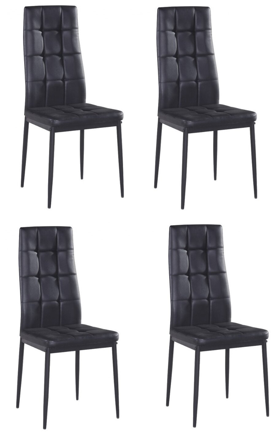 Комплект из четырех стульев Cafe 2 (4032-A) черный