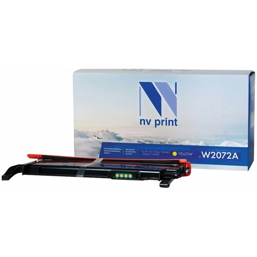 Картридж NV Print Yellow (W2072A) картридж nv print nv w2072a yellow для hp 150 150a 150nw 178nw 179mfp 700k