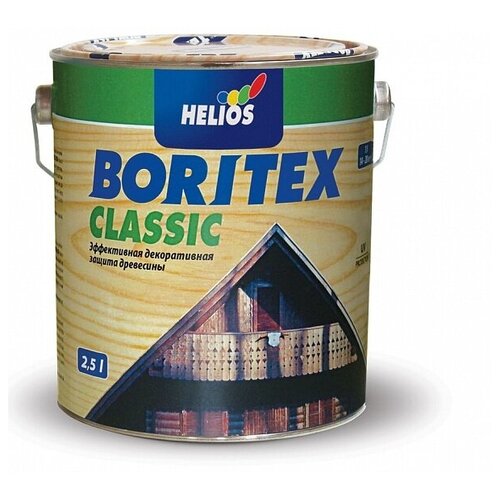 Лазурь для защиты древесины BORITEX CLASSIC 2,5 л № 4 Орех