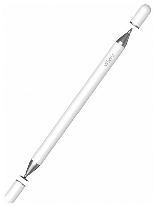 WIWU Стилус Wiwu Pencil One 2 in 1, белый