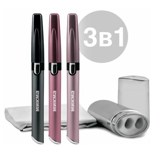 Набор 3 в 1 микма ИП 2151 2 Вт 1хААА триммер завивка ресниц полировка ногтей 441700₽