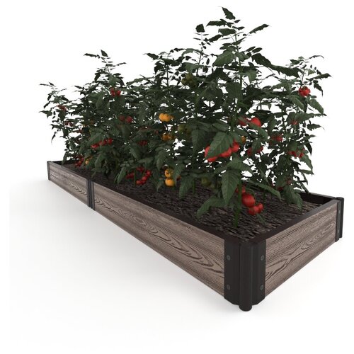 Готовый комплект грядки из ДПК Holzhof 2000х500 мм, высота 150 мм