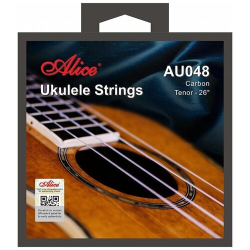 Струны для укулеле-тенор ALICE AU048, натяжение Standard, прозрачные