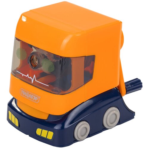 пифагор точилка грузовик 228488 2 шт оранжевый синий Пифагор Точилка Грузовик 228488, 2 шт. оранжевый/синий