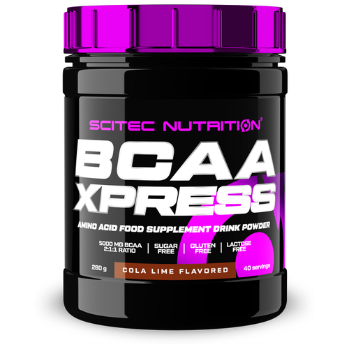BCAA Scitec Nutrition Xpress, кола-лайм, 280 гр.