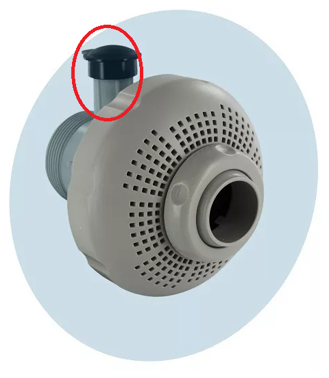 Воздушный клапан + крышка воздушного клапана гидроаэрации для бассейнов, Intex 12363/12373
